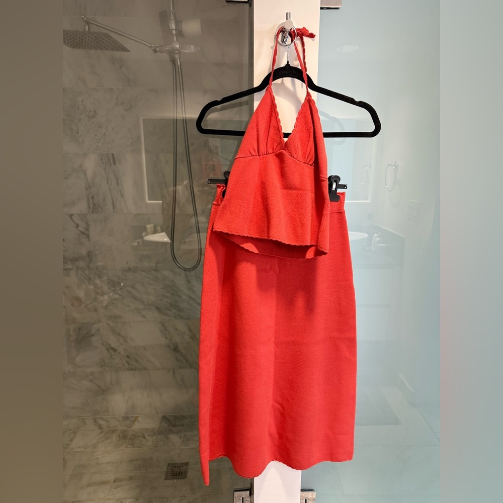 Sezane 3 Peice Set - Francine Skirt, Suzie Top & Cardigan
